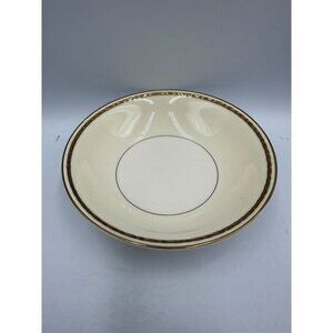 Homer Laughlin Eggshell Georgian A50 N5 Ivory Bowl Gold Trim 5.5" USA Vintage